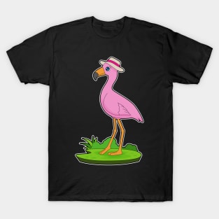 Flamingo Hat T-Shirt